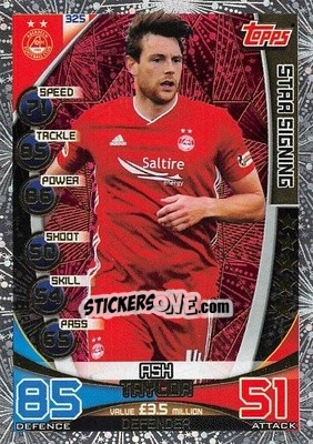 Cromo Ash Taylor - SPFL 2019-2020. Match Attax - Topps