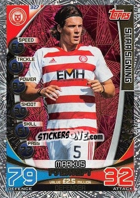 Cromo Markus Fjortoft - SPFL 2019-2020. Match Attax - Topps