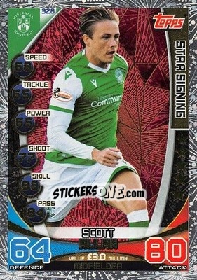 Sticker Scott Allan - SPFL 2019-2020. Match Attax n. 328 - Topps