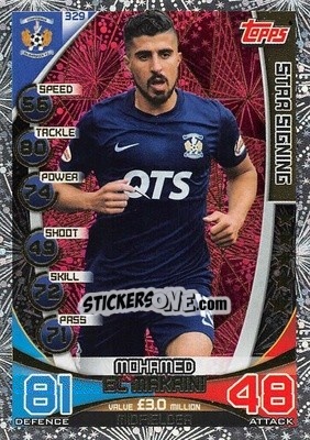 Sticker Mohamed El Makrini - SPFL 2019-2020. Match Attax n. 329 - Topps