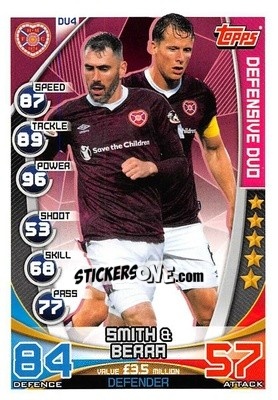 Sticker Smith / Berra - SPFL 2019-2020. Match Attax - Topps