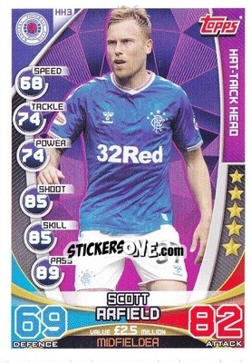 Sticker Scott Arfield - SPFL 2019-2020. Match Attax n. HH3 - Topps
