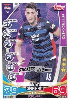 Sticker Brian Graham - SPFL 2019-2020. Match Attax n. HH5 - Topps