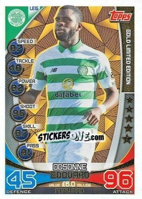 Sticker Odsonne Edouard - SPFL 2019-2020. Match Attax n. LE1G - Topps