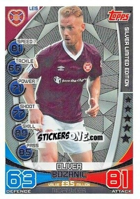 Sticker Oliver Bozanic - SPFL 2019-2020. Match Attax - Topps