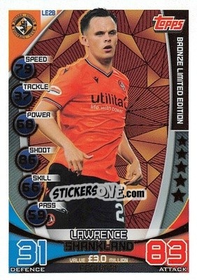 Cromo Lawrence Shankland - SPFL 2019-2020. Match Attax - Topps