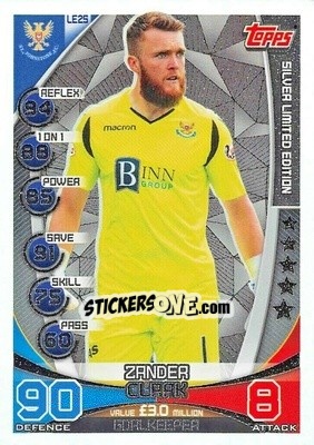 Sticker Zander Clark - SPFL 2019-2020. Match Attax n. LE2S - Topps