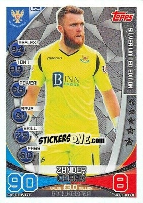 Sticker Zander Clark - SPFL 2019-2020. Match Attax - Topps