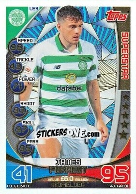 Figurina James Forrest - SPFL 2019-2020. Match Attax - Topps