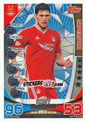 Sticker Scott McKenna - SPFL 2019-2020. Match Attax n. LE5 - Topps