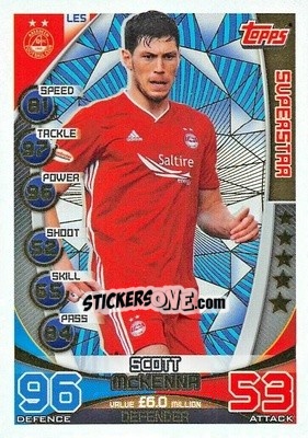 Sticker Scott McKenna - SPFL 2019-2020. Match Attax - Topps