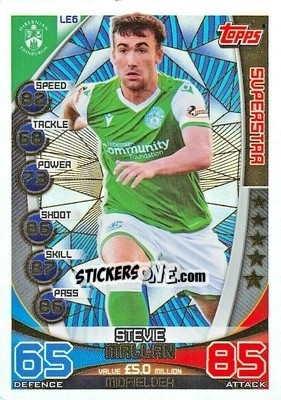 Sticker Stevie Mallan - SPFL 2019-2020. Match Attax n. LE6 - Topps