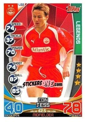 Figurina Eoin Jess - SPFL 2019-2020. Match Attax - Topps