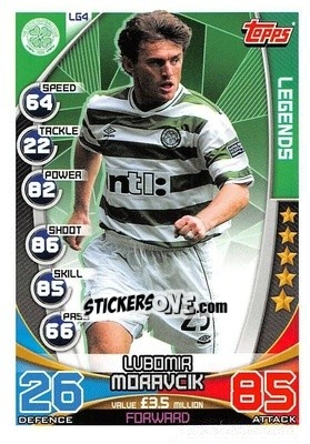 Sticker Lubomir Moravcik - SPFL 2019-2020. Match Attax n. LG4 - Topps
