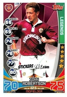 Sticker John Robertson - SPFL 2019-2020. Match Attax n. LG6 - Topps