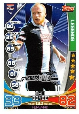 Sticker Liam Boyce - SPFL 2019-2020. Match Attax n. LG13 - Topps