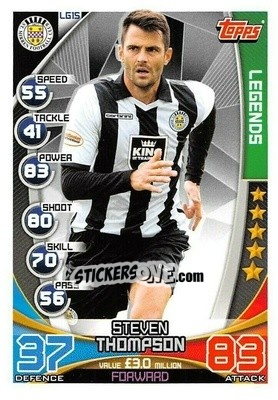 Sticker Steven Thompson - SPFL 2019-2020. Match Attax n. LG15 - Topps