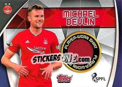 Sticker Michael Devlin - SPFL 2019-2020. Match Attax - Topps