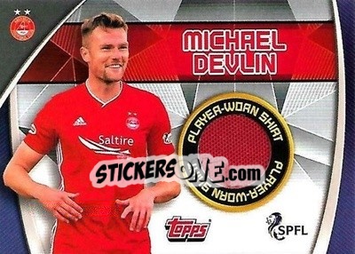 Cromo Michael Devlin - SPFL 2019-2020. Match Attax - Topps