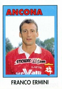 Sticker Franco Ermini - Calcioflash 1993 - Euroflash