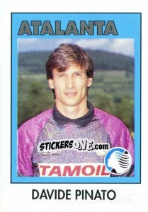Sticker Davide Pinato - Calcioflash 1993 n. 19 - Euroflash