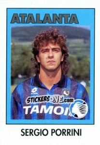 Sticker Sergio Porrini - Calcioflash 1993 n. 20 - Euroflash