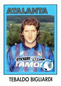 Sticker Tebaldo Bigliardi - Calcioflash 1993 n. 21 - Euroflash