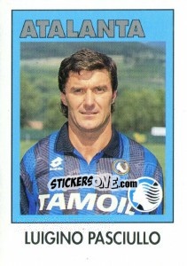 Sticker Luigino Pasciullo - Calcioflash 1993 n. 22 - Euroflash