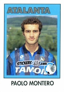 Sticker Paolo Montero - Calcioflash 1993 n. 23 - Euroflash