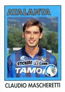 Sticker Claudio Mascheretti - Calcioflash 1993 n. 24 - Euroflash