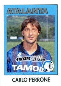 Sticker Carlo Perrone - Calcioflash 1993 n. 31 - Euroflash