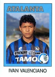 Sticker Ivan Valenciano - Calcioflash 1993 n. 34 - Euroflash
