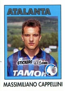Sticker Massimiliano Cappellini - Calcioflash 1993 - Euroflash