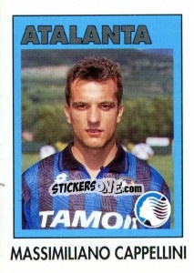Sticker Massimiliano Cappellini - Calcioflash 1993 n. 35 - Euroflash