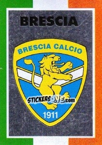 Figurina Scudetto Brescia - Calcioflash 1993 - Euroflash