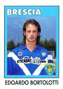 Sticker Edoardo Bortolotti - Calcioflash 1993 n. 38 - Euroflash