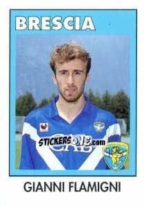 Sticker Gianni Flamigni - Calcioflash 1993 n. 39 - Euroflash