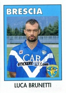 Sticker Luca Brunetti - Calcioflash 1993 - Euroflash