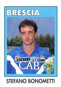 Cromo Stefano Bonometti - Calcioflash 1993 n. 43 - Euroflash
