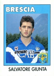Sticker Salvatore Giunta - Calcioflash 1993 n. 45 - Euroflash