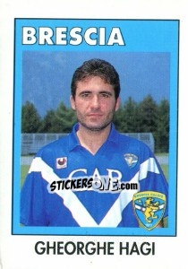 Sticker Gheorghe Hagi - Calcioflash 1993 - Euroflash