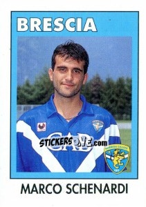 Sticker Marco Schenardi - Calcioflash 1993 n. 47 - Euroflash