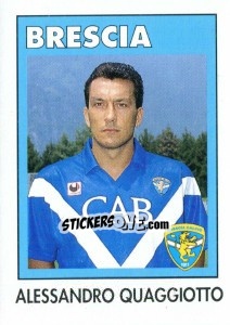 Sticker Alessandro Quaggiotto - Calcioflash 1993 - Euroflash