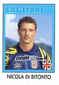 Cromo Nicola Di Bitonto - Calcioflash 1993 n. 54 - Euroflash