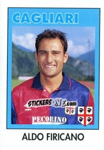 Sticker Aldo Firicano - Calcioflash 1993 - Euroflash