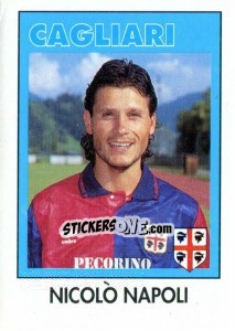 Sticker Nicolò Napoli - Calcioflash 1993 - Euroflash