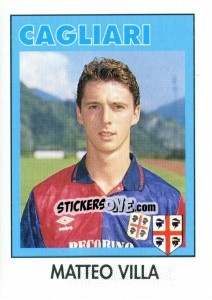 Figurina Matteo Villa - Calcioflash 1993 n. 59 - Euroflash