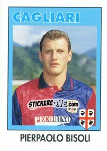Sticker Pierpaolo Bisoli - Calcioflash 1993 - Euroflash