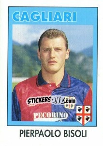 Sticker Pierpaolo Bisoli - Calcioflash 1993 n. 61 - Euroflash