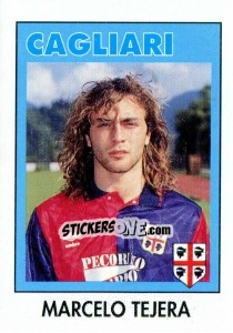 Cromo Marcelo Tejera - Calcioflash 1993 n. 65 - Euroflash